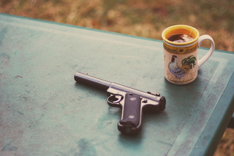 Gun unsafely left out in open