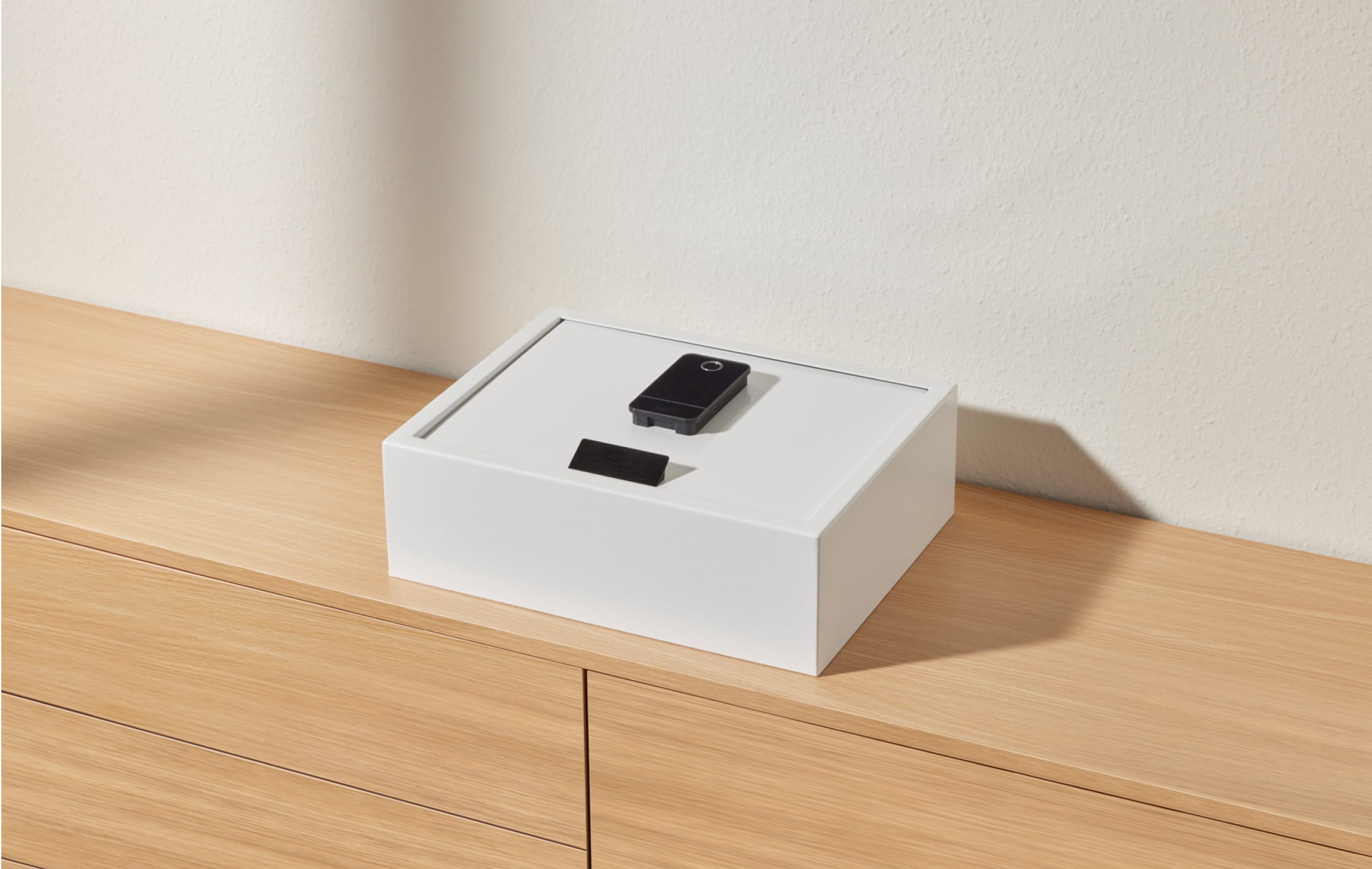 Indrawer Safe in White
