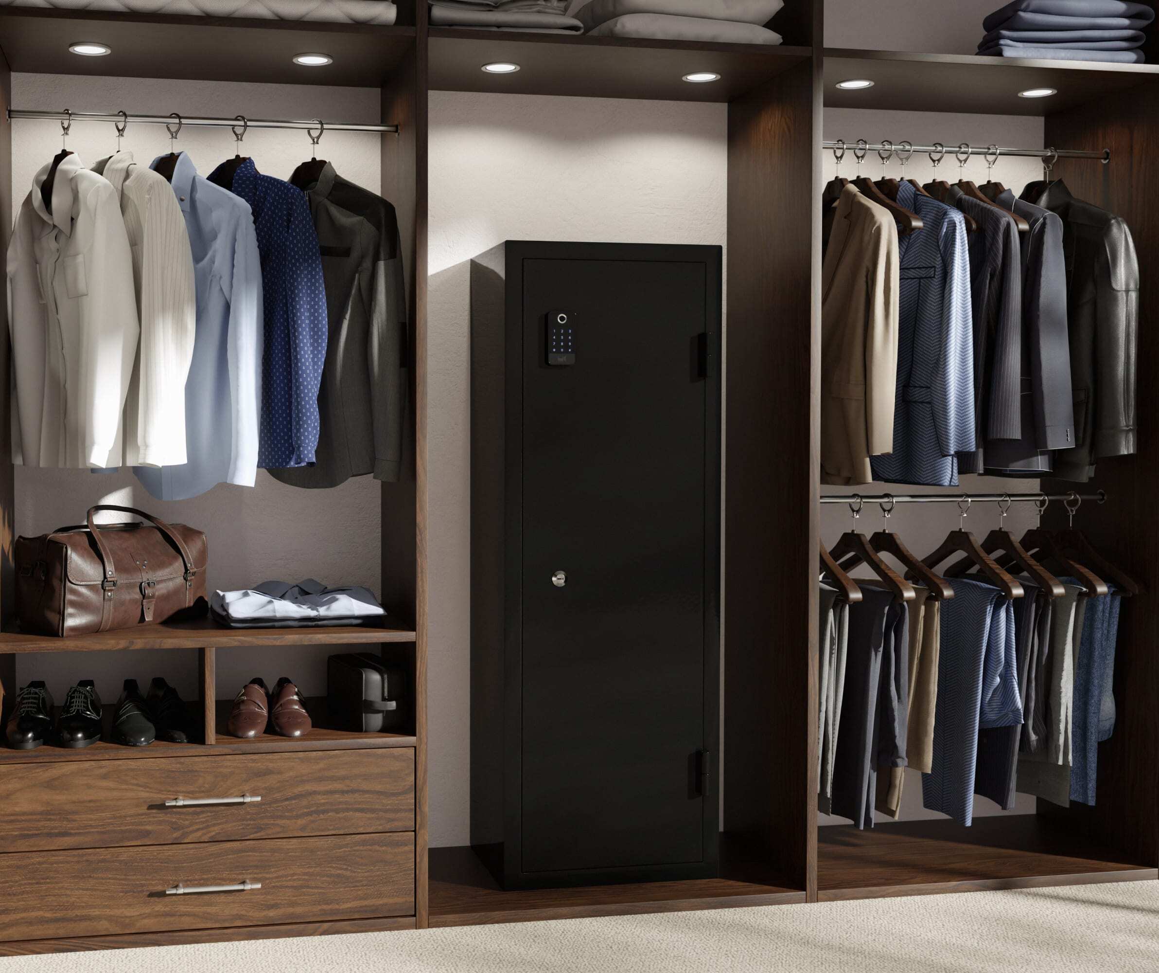 Floorsafe in Men's Closet