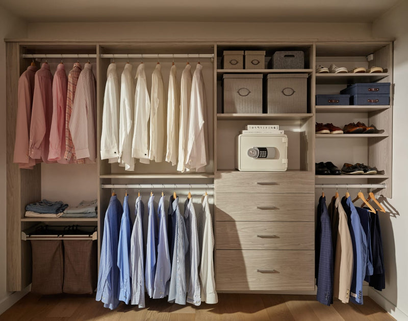 Firecube Safe in Closet