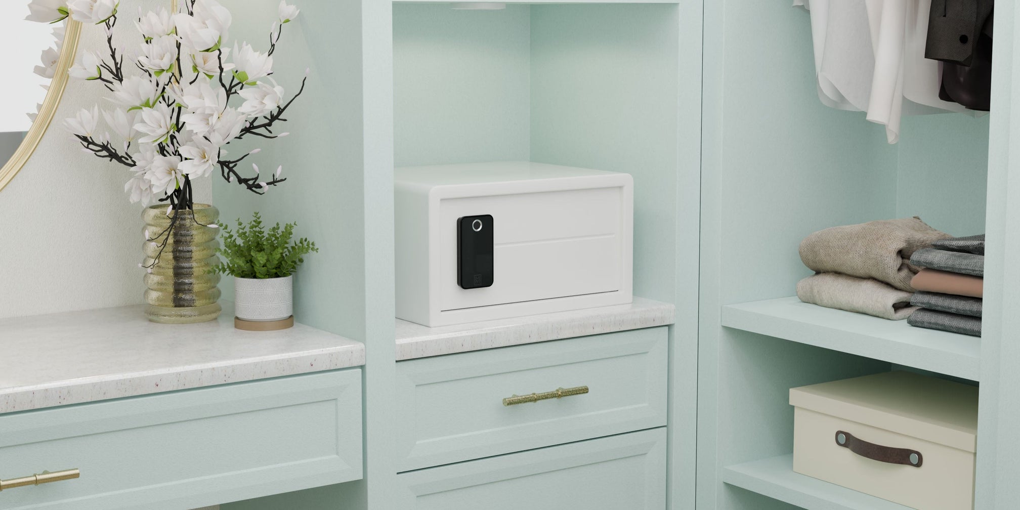 Mycube Touch Mini in a closet