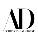 Architectural Digest logo in black and white.