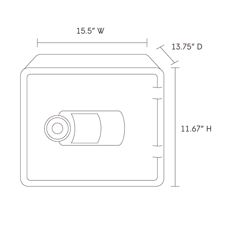 Dimensions of a Mycube Fire: 15.5